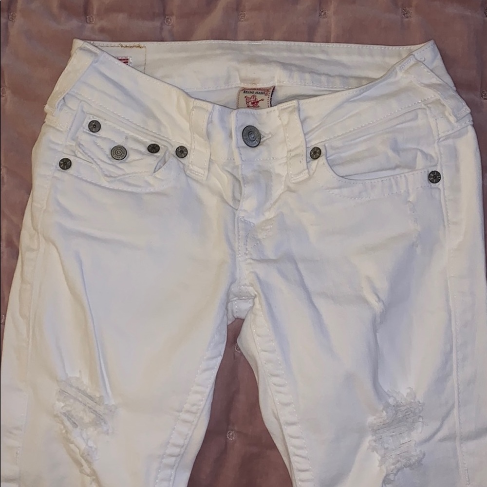 White True Religion Jeans